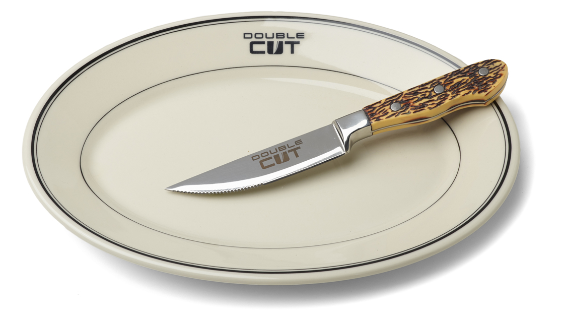 Double Cut Plate & Knife
