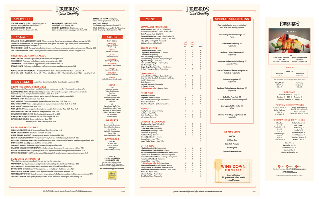 Coupon for firebirds restaurant