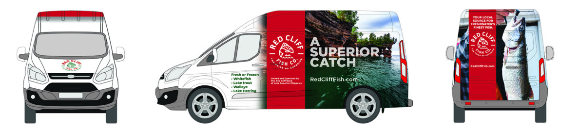 Red Cliff Van Wrap