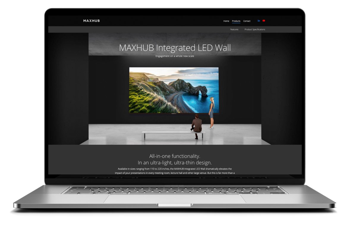 MAXHUB home page