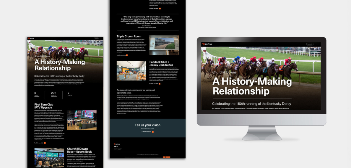 Alpha Pillar Page Design